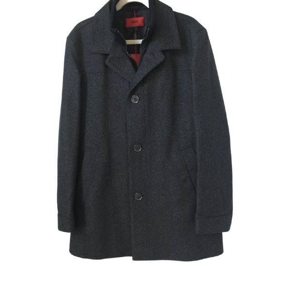 Men's HUGO Boss Jacket or Coat Dark Charcoal M - Picture 8 of 12